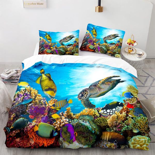 bedding sets underwater world products duvet cover 3d digital printing bed sheet fashion design 2-3piece quilt set
bedding sets underwater world products duvet cover 3d digital printing bed sheet fashion design 2-3piece quilt set