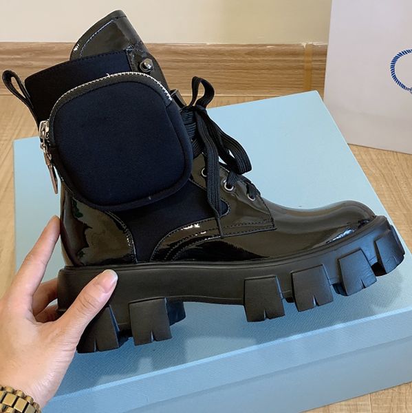 fall designer women rois boots military inspired leather combat boot nylon pouch attached to the ankle with a strap, Black
fall designer women rois boots military inspired leather combat boot nylon pouch attached to the ankle with a strap, Black