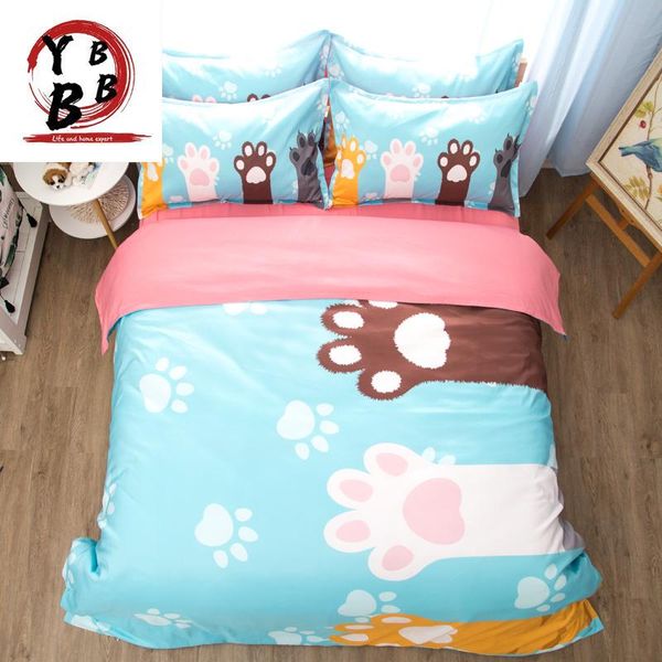 bedding sets lovely footprints 3pcs soft blue pink bedclothes duvet cover quilt pillow cases kid boy girl home textiles
bedding sets lovely footprints 3pcs soft blue pink bedclothes duvet cover quilt pillow cases kid boy girl home textiles