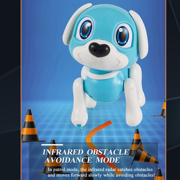 Electronic Robot Dog Toy with Gesture Sensing Lights and Puppy Sounds Intelligent Playiing Music Gift for Girls Kids Boys
Electronic Robot Dog Toy with Gesture Sensing Lights and Puppy Sounds Intelligent Playiing Music Gift for Girls Kids Boys