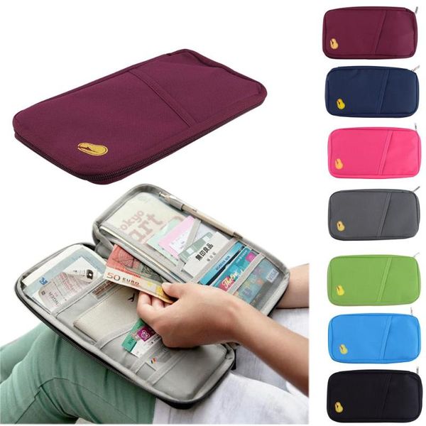 card holders durable full closure zipped travel bag wallet document organiser cash passport ticket holder pouch, Brown;gray
card holders durable full closure zipped travel bag wallet document organiser cash passport ticket holder pouch, Brown;gray