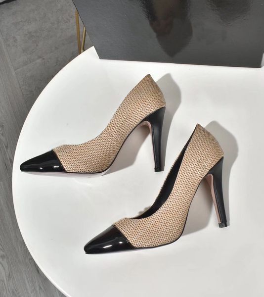 elegant ladies pointed toe high heels evening dress shoes 2021 womens brand wedding gladiator stiletto heels pumps size 35-42, Black