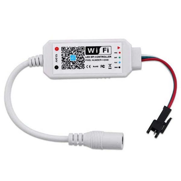 dc12-24v mini wifi ws2811 1903led strip light controller for amazon alexa/google phone smart voice /android app control
dc12-24v mini wifi ws2811 1903led strip light controller for amazon alexa/google phone smart voice /android app control
