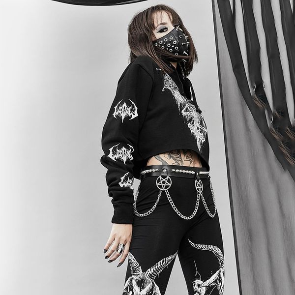 halloween hooded women autumn gothic punk streetwear crop black drawstring loose harajuku 90% cotton sweatshirt, White
halloween hooded women autumn gothic punk streetwear crop black drawstring loose harajuku 90% cotton sweatshirt, White