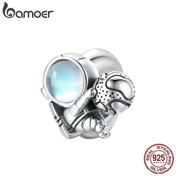 bamoer genuine 925 sterling silver space walk metal charm for original women silver bracelet diy jewelry making scc1694 q0531, Black
bamoer genuine 925 sterling silver space walk metal charm for original women silver bracelet diy jewelry making scc1694 q0531, Black