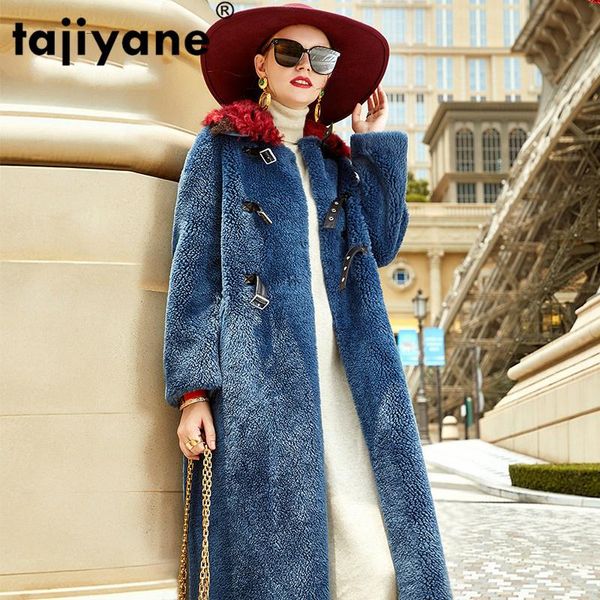 women's fur & faux real natural coat wool jacket autumn winter women clothes 2021 sheep shearling elegant korean vintage zt4065, Black
women's fur & faux real natural coat wool jacket autumn winter women clothes 2021 sheep shearling elegant korean vintage zt4065, Black