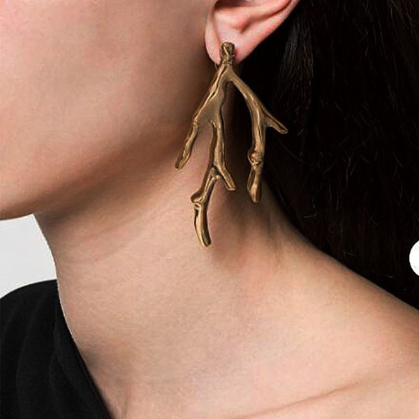 jewelry personality fashion irregular simple creative geometric tree earrings, Silver
jewelry personality fashion irregular simple creative geometric tree earrings, Silver