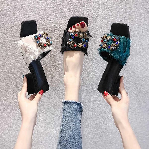 slippers shoes women 2021 summer fashion high heels outdoor casual beach chunky square heel comfort ladies, Black
slippers shoes women 2021 summer fashion high heels outdoor casual beach chunky square heel comfort ladies, Black