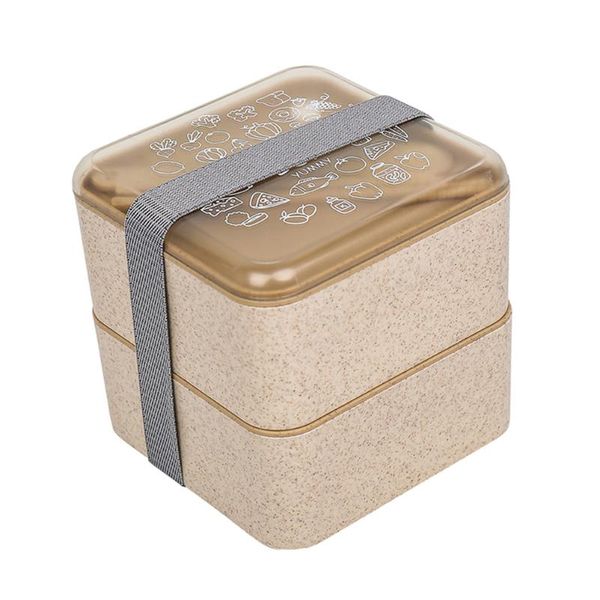 dinnerware sets wheat straw double-layer square bento with tableware japanese style container (wheat color)
dinnerware sets wheat straw double-layer square bento with tableware japanese style container (wheat color)