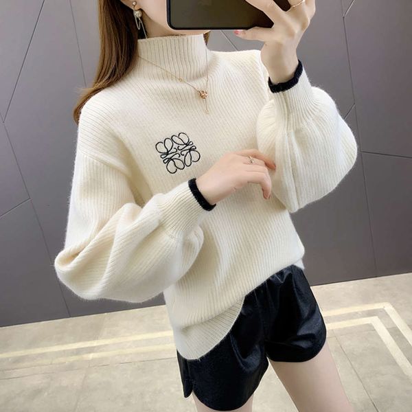 lantern sleeve sweater women's thickened loose korean autumn and winter 2021 new high collar knitted bottomed shirt, White;black
lantern sleeve sweater women's thickened loose korean autumn and winter 2021 new high collar knitted bottomed shirt, White;black