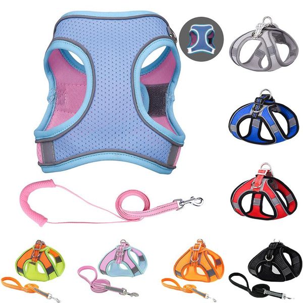 dog collars & leashes harness and leash set soft mesh breathable reflective adjustable small medium large dogs cats puppy chest pets vest
dog collars & leashes harness and leash set soft mesh breathable reflective adjustable small medium large dogs cats puppy chest pets vest