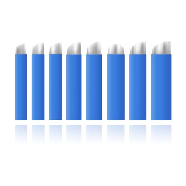 50 pieces of blue 1221 needle tattoo needle permanent makeup eyebrow embroidery blade for 3d micro motion manual tattoo pen
50 pieces of blue 1221 needle tattoo needle permanent makeup eyebrow embroidery blade for 3d micro motion manual tattoo pen