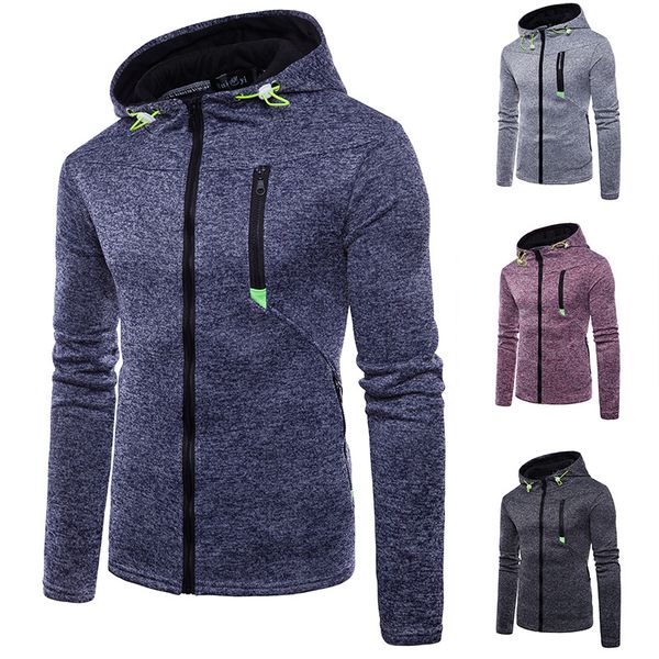 2021 spring new men's sports and leisure jacquard sweater fleece cardigan hooded jacket, Black
2021 spring new men's sports and leisure jacquard sweater fleece cardigan hooded jacket, Black