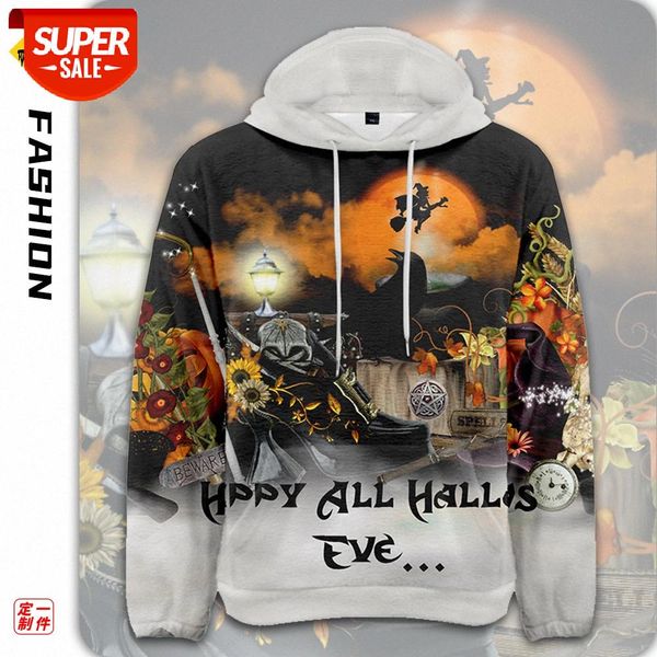 autumn and winter pullover flannel casual hoodie halloween printing three-dimensional pocket sweater #6r7b, Black
autumn and winter pullover flannel casual hoodie halloween printing three-dimensional pocket sweater #6r7b, Black