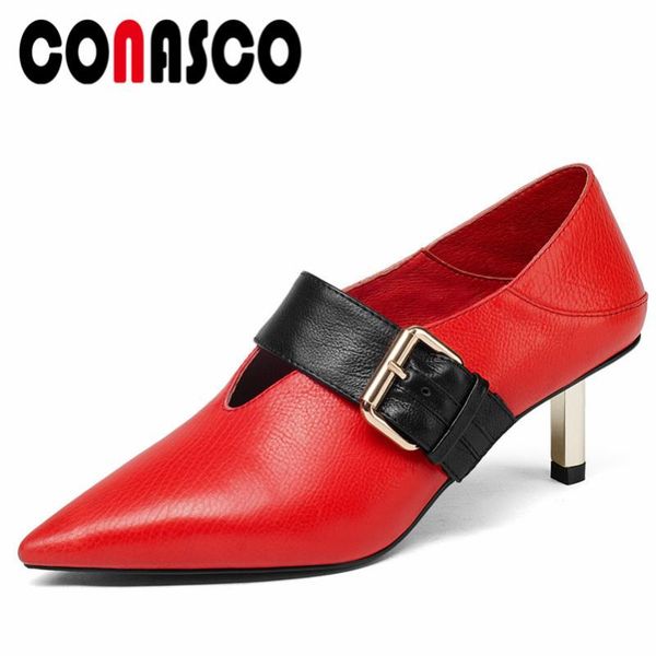 dress shoes conasco women patchwork genuine leather pumps pointed toe wedding party woman high heels prom est, Black
dress shoes conasco women patchwork genuine leather pumps pointed toe wedding party woman high heels prom est, Black