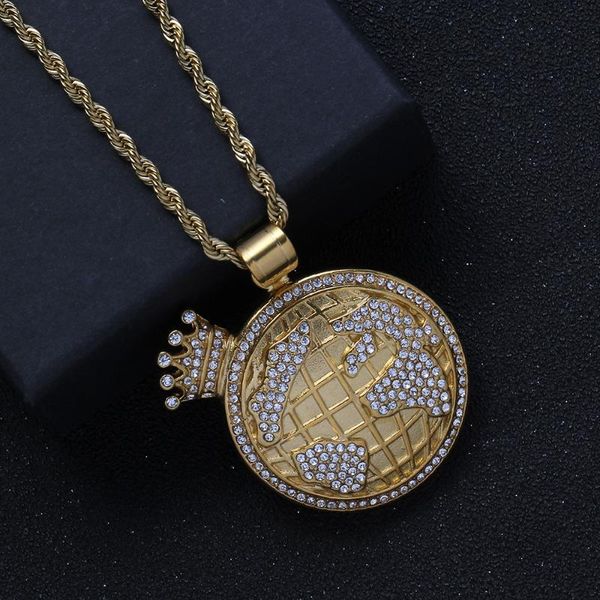 pendant necklaces hip hop bling crystal stainless steel round pendants necklace for men and women sn231, Silver
pendant necklaces hip hop bling crystal stainless steel round pendants necklace for men and women sn231, Silver