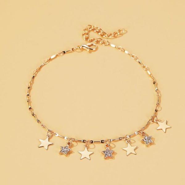 link, chain korean exquisite star tassel pendant bracelet charming women's wedding cz gold color elegant ladies party jewelry, Black
link, chain korean exquisite star tassel pendant bracelet charming women's wedding cz gold color elegant ladies party jewelry, Black