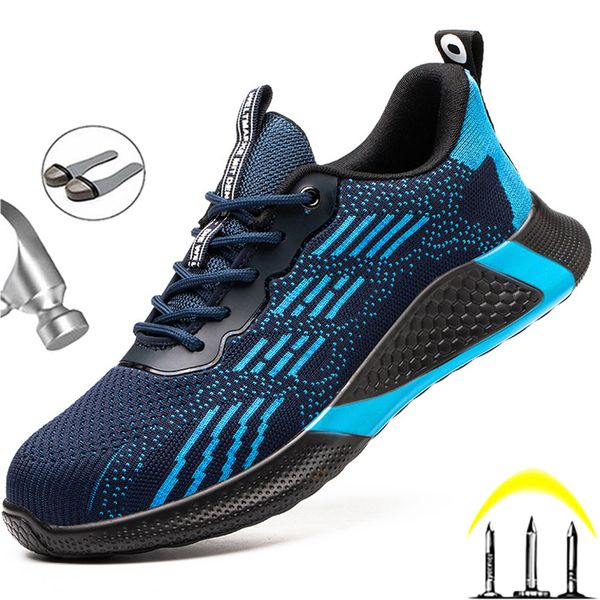 men safety shoes anti-puncture work sneakers men boots indestructible work shoes anti-smash steel toe shoes security footwear, Black
men safety shoes anti-puncture work sneakers men boots indestructible work shoes anti-smash steel toe shoes security footwear, Black