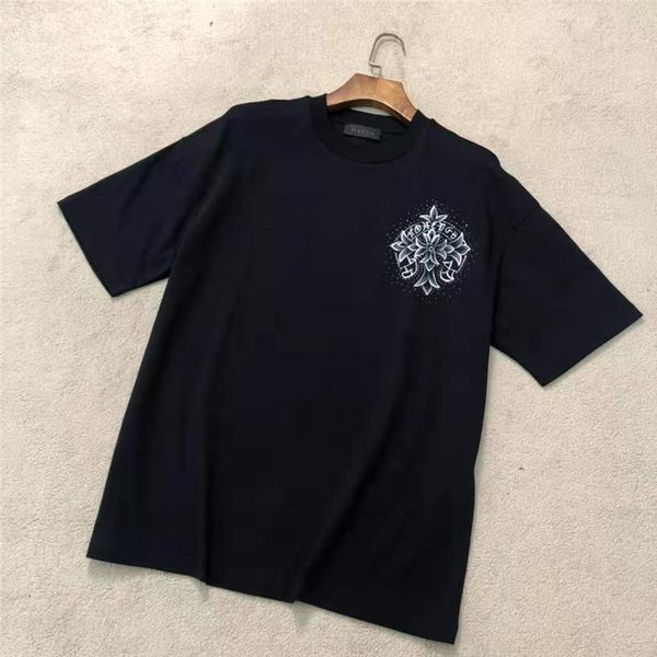better fashion new ins brand crosin sanskrit cross drill short t-shirt half sleeve for men and women, White;black
better fashion new ins brand crosin sanskrit cross drill short t-shirt half sleeve for men and women, White;black
