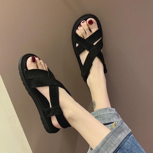 sandals summer style korean casual sports all-match flat-bottomed comfortable fashion women's shoes, Black
sandals summer style korean casual sports all-match flat-bottomed comfortable fashion women's shoes, Black