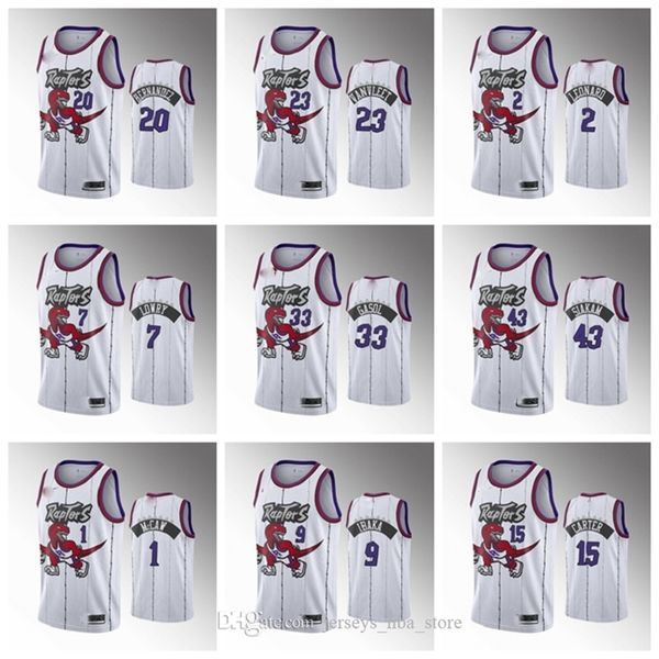 Toronto\rRaptors\rMen Pascal Siakam White 2019-20 Jersey Fred VanVleet OG Anunoby Kyle Lowry Serge Ibaka Norman Powell Johnson, Color5
Toronto\rRaptors\rMen Pascal Siakam White 2019-20 Jersey Fred VanVleet OG Anunoby Kyle Lowry Serge Ibaka Norman Powell Johnson, Color5