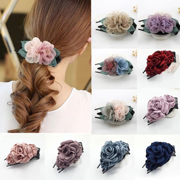 cloth rose flower elegant lady duckbill hair clip fashion artificial wedding party hair barrettes handmade hair accessories, Slivery;golden
cloth rose flower elegant lady duckbill hair clip fashion artificial wedding party hair barrettes handmade hair accessories, Slivery;golden