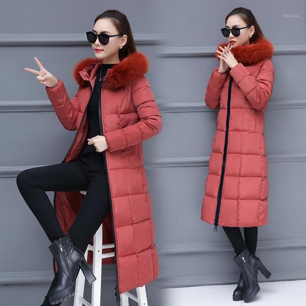 women's down & parkas real time 2021 winter pattern cotton-padded woman long fund cotton jacket loose coat generation hair group, Black
women's down & parkas real time 2021 winter pattern cotton-padded woman long fund cotton jacket loose coat generation hair group, Black
