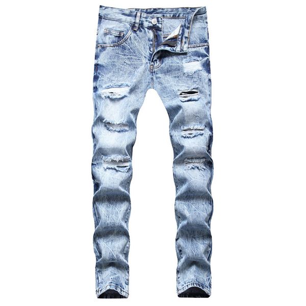 mens slim fit skinny jeans straight leg ripped men denim pants regular cotton jean destroyed pant hip hop casual big size trousers 28-42 yk9, Blue
mens slim fit skinny jeans straight leg ripped men denim pants regular cotton jean destroyed pant hip hop casual big size trousers 28-42 yk9, Blue