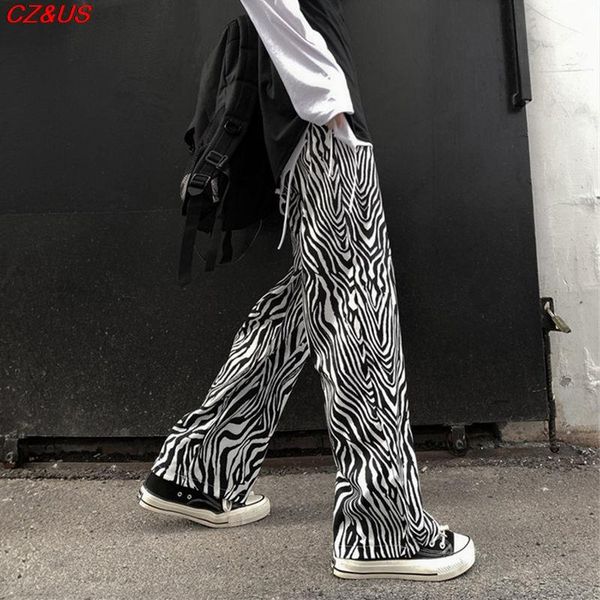 women's pants & capris 2021 autumn fashion zebra print pant wide leg trousers high waist casual female streetwear, Black;white
women's pants & capris 2021 autumn fashion zebra print pant wide leg trousers high waist casual female streetwear, Black;white