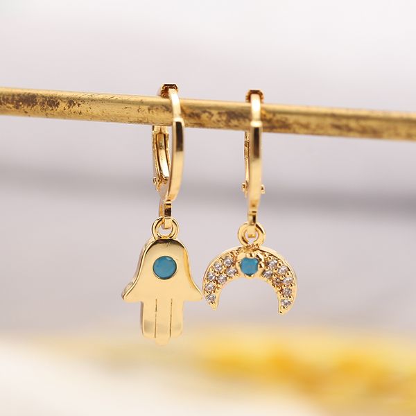 drop earrings for women charm gold hand moon dangle earrings 2pcs copper cz korean earings boho fashion indian jewelry 2020, Bronze;silver
drop earrings for women charm gold hand moon dangle earrings 2pcs copper cz korean earings boho fashion indian jewelry 2020, Bronze;silver
