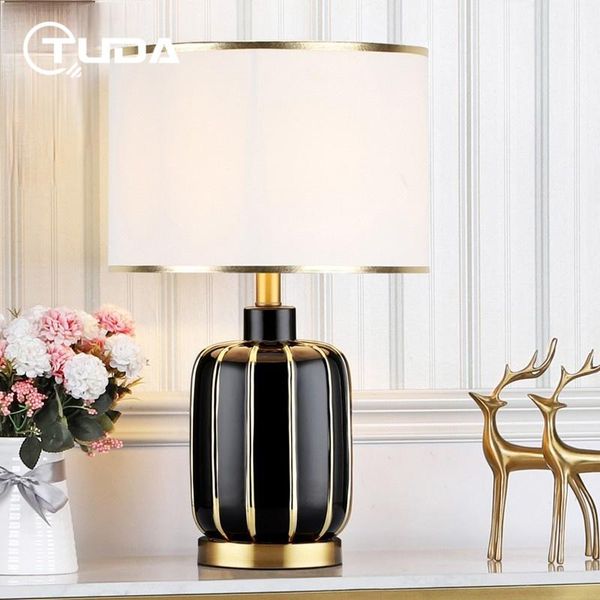 table lamps tuda ceramic golden edge lamp for bedroom living room decoration bedside american style luxury study small night
table lamps tuda ceramic golden edge lamp for bedroom living room decoration bedside american style luxury study small night