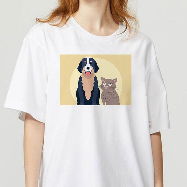 new fashion cute cat print t shirt women summer white short sleeve harajuku aesthetic casual funny t shirt for lady girl
new fashion cute cat print t shirt women summer white short sleeve harajuku aesthetic casual funny t shirt for lady girl