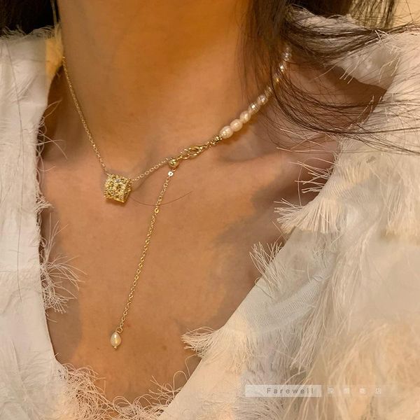 chokers lovoacc elegant white freshwater pearl choker necklace for women girl gold color small waist zirconia pendant necklaces gift, Golden;silver
chokers lovoacc elegant white freshwater pearl choker necklace for women girl gold color small waist zirconia pendant necklaces gift, Golden;silver