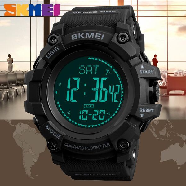 wristwatches skmei outdoor sport digital watches men's fashion compass electronic 50m waterproof countdown calorie watch relogio, Slivery;brown
wristwatches skmei outdoor sport digital watches men's fashion compass electronic 50m waterproof countdown calorie watch relogio, Slivery;brown