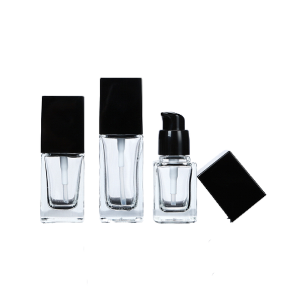 storage bottles & jars 15ml 20ml 30ml 40ml clear glass refillable bottle black lotion pump lid cosmetic packaging container travel square vi
storage bottles & jars 15ml 20ml 30ml 40ml clear glass refillable bottle black lotion pump lid cosmetic packaging container travel square vi