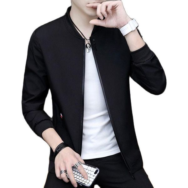 men's jackets m-4xl 2021autumn cotton jacket men slim casual baseball for stand collar with zipper coat homme fashion clothing, Black;brown
men's jackets m-4xl 2021autumn cotton jacket men slim casual baseball for stand collar with zipper coat homme fashion clothing, Black;brown