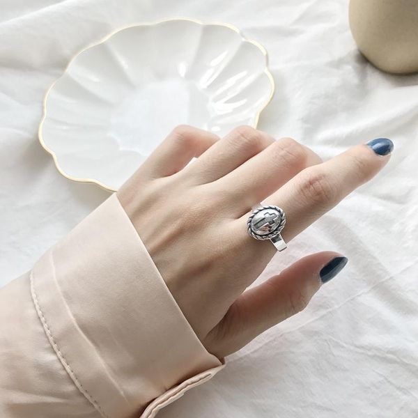 cluster rings rope antique ring real 925 sterling silver vintage cross wide geometric oval women korean jewelry gift, Golden;silver
cluster rings rope antique ring real 925 sterling silver vintage cross wide geometric oval women korean jewelry gift, Golden;silver