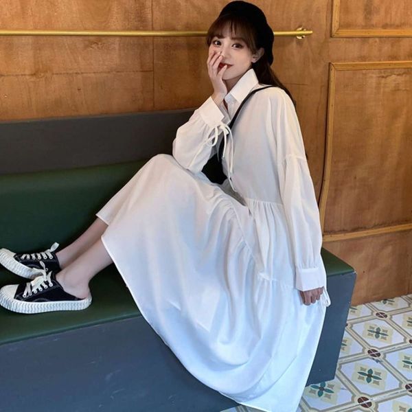 temperament fat lining new medium length spring skirt oversize loose sister show thin cover belly polo collar pleated dress hot, Black;gray
temperament fat lining new medium length spring skirt oversize loose sister show thin cover belly polo collar pleated dress hot, Black;gray