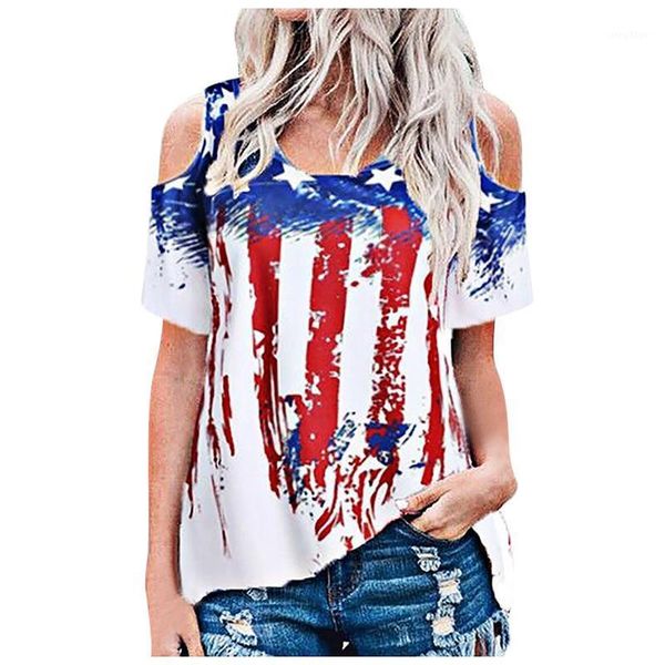 women's blouses & shirts plus size for female blusas mujer de moda 2021 womens fashion off shoulder star american flag print shirt cas, White
women's blouses & shirts plus size for female blusas mujer de moda 2021 womens fashion off shoulder star american flag print shirt cas, White