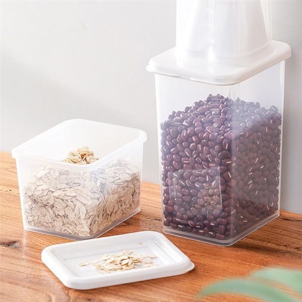 storage bottles & jars grains sealed with scale dry food rice organizer containers home kitchen box
storage bottles & jars grains sealed with scale dry food rice organizer containers home kitchen box
