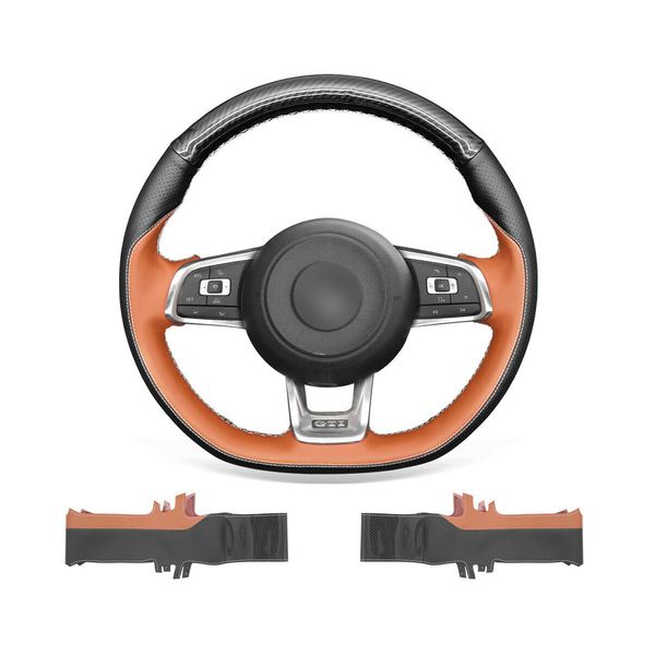 diy custom black pu carbon fiber leather steering wheel cover for volkswagen golf gti 2015-2020 / golfr 2015-2019 jetta (gli) 2015-2018
diy custom black pu carbon fiber leather steering wheel cover for volkswagen golf gti 2015-2020 / golfr 2015-2019 jetta (gli) 2015-2018