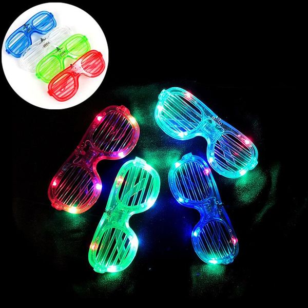 sunglasses 1pair led light up toys glow in the dark party supplies glasses shutter shades flashing wedding random color, White;black
sunglasses 1pair led light up toys glow in the dark party supplies glasses shutter shades flashing wedding random color, White;black