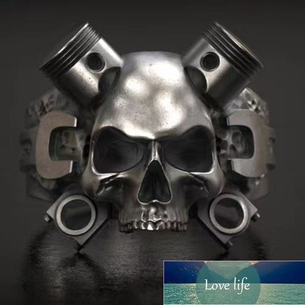 hip-hop vintage steampunk metal skull men's rings ghost skeleton head gothic punk rock biker ring male jewelry accessories factory pric, Silver
hip-hop vintage steampunk metal skull men's rings ghost skeleton head gothic punk rock biker ring male jewelry accessories factory pric, Silver