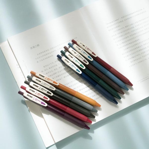 gel pens 5 sticks retro pen press students use note-taking color multicolor office school stationery
gel pens 5 sticks retro pen press students use note-taking color multicolor office school stationery