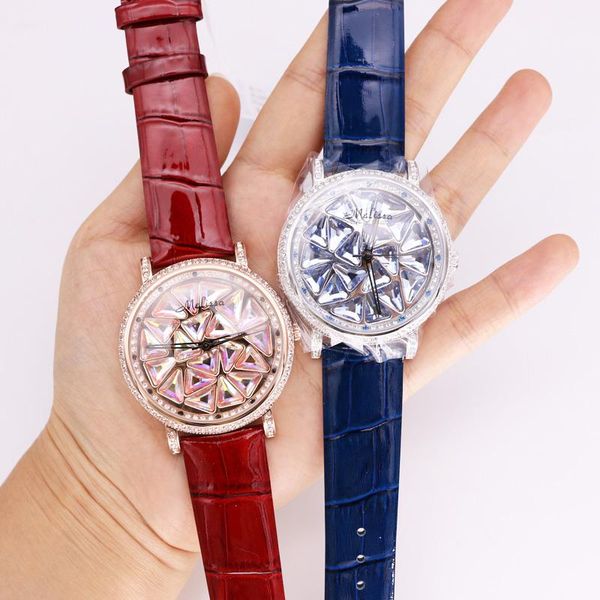 wristwatches luxury rotating crystal melissa lady women's watch rhinestone fashion hours leather bracelet clock girl birthday gift box, Slivery;brown
wristwatches luxury rotating crystal melissa lady women's watch rhinestone fashion hours leather bracelet clock girl birthday gift box, Slivery;brown