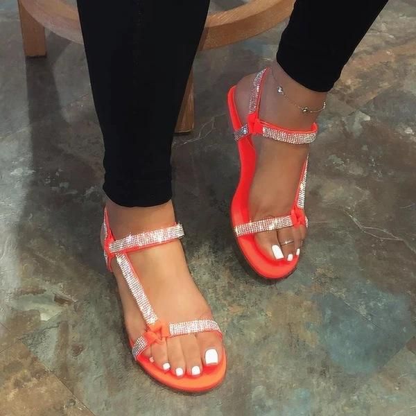 sandals women summer models flat bottom sequins shoes open toe rhinestone buckle strap fashion women's casual, Black
sandals women summer models flat bottom sequins shoes open toe rhinestone buckle strap fashion women's casual, Black