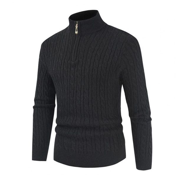 men's sweaters men sweater long sleeve zipper neck turtleneck warm trendy male knitted jumper autumn winter, White;black
men's sweaters men sweater long sleeve zipper neck turtleneck warm trendy male knitted jumper autumn winter, White;black