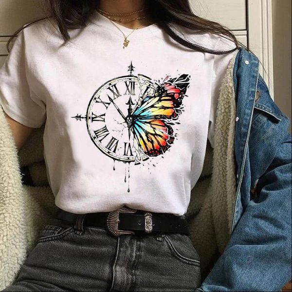women t shirt womens graphic butterfly watercolor cute vintage mujer camisetas print clothes lady tees female t shirt, White
women t shirt womens graphic butterfly watercolor cute vintage mujer camisetas print clothes lady tees female t shirt, White