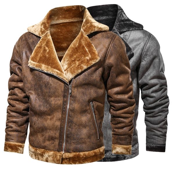 2021 new winter leather men thick warm windbreaker coat mens fleece motorcycle jacket dropshipping plus size 3xl v7q2, Black;brown
2021 new winter leather men thick warm windbreaker coat mens fleece motorcycle jacket dropshipping plus size 3xl v7q2, Black;brown