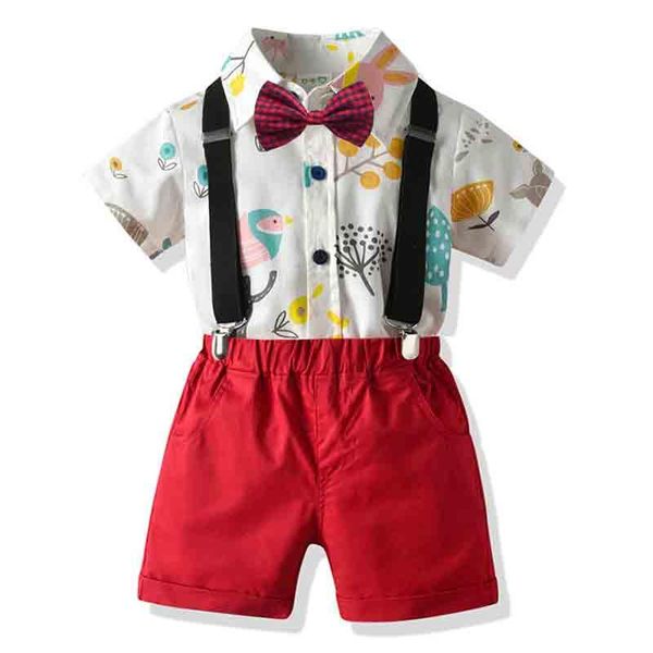 clothing sets baby boy clothes set summer gentleman suit toddler bow tie print shirt+suspenders shorts formal boys children, White
clothing sets baby boy clothes set summer gentleman suit toddler bow tie print shirt+suspenders shorts formal boys children, White